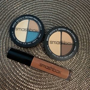 BUNDLE: 2 Smashbox Photo Edit Eye Shadow Trios + Gloss Angeles Lip Gloss